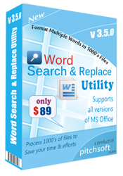 Word Search and Replace Utility 3.5.0