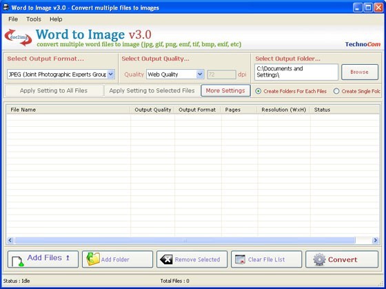 Word To Image Converter 3.0.0