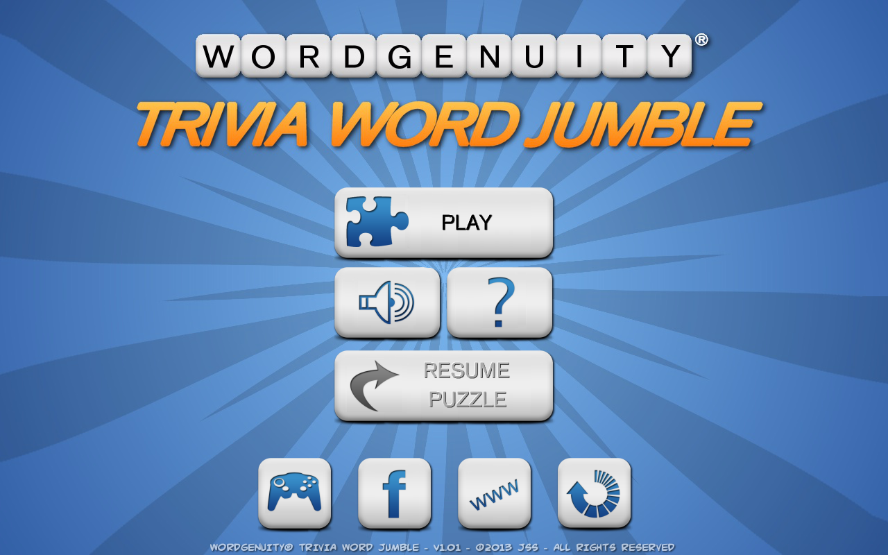 Wordgenuity Trivia Word Jumbl 1.07