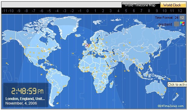 World Time Clock & Map 2.0