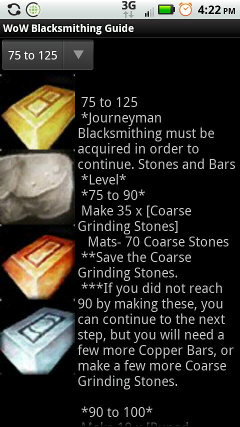 WoW Blacksmithing Guide 1.0