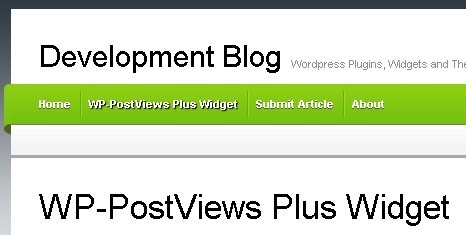 WP PostViews Plus widget 1.2