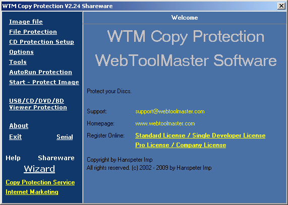 WTM Copy Protection / CD Protect 2.69
