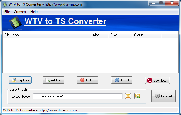 WTV to TS Converter 1.3.1