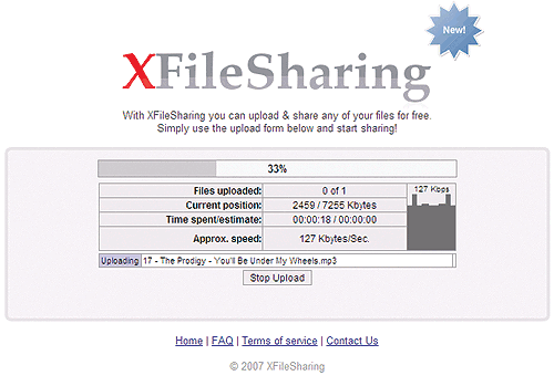 XFileSharing script 1.1