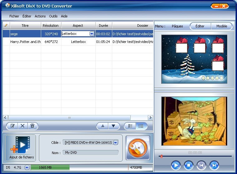 Xilisoft DivX en DVD Convertisseur 3.0.45.0429