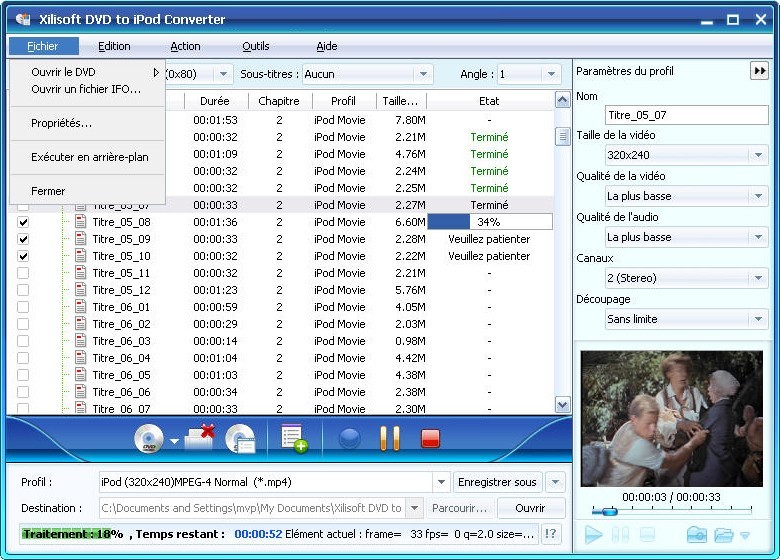 Xilisoft DVD iPod Convertisseur 5.0.62.0115