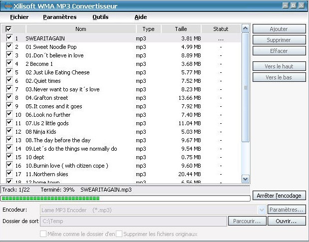 Xilisoft WMA MP3 Convertisseur 2.1.77.0416