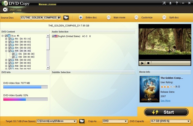 Xinfire DVD Copy 7.0.0.0