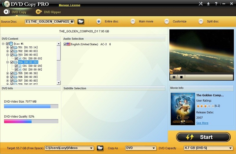 Xinfire DVD Copy Pro 7.0.0.0