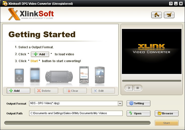 Xlinksoft DPG Converter 2011.10.10