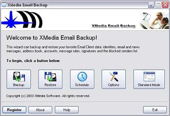 XMedia EMail Backup Personal Gold Edition 3.0.1