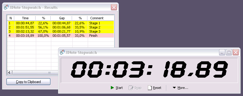 XNote Stopwatch 1.50
