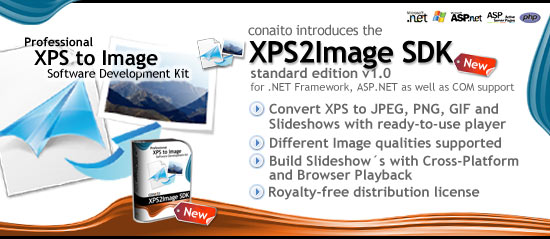 XPS2Image SDK for .NET and COM 1.0