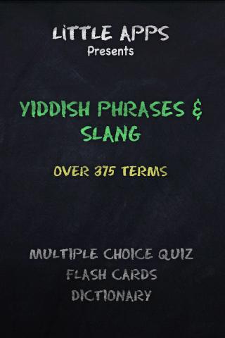 YIDDISH PHRASES & SLANG QUIZ 1.0