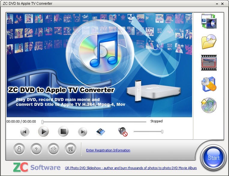 ZC DVD to Apple TV Converter 2.9.7.488