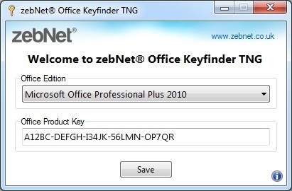 zebNet Office Keyfinder TNG 1.0.0.1
