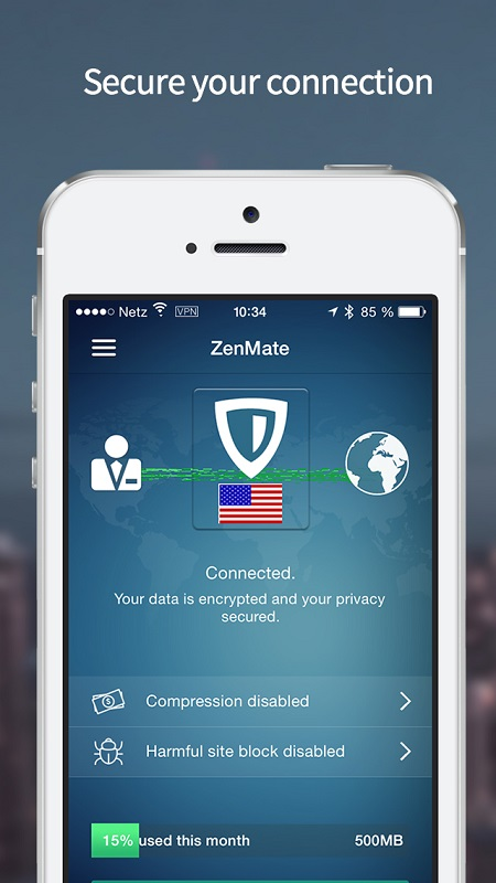 ZenMate Security and Privacy VPN 2.0.2