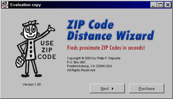 ZIP Code Distance Wizard 1.10