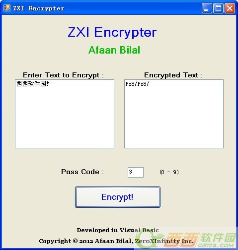 ZXI Encrypter 1.0.0.0