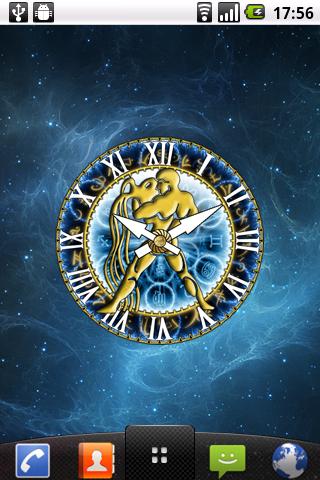 zZodiac Aquarius clock! 1.8